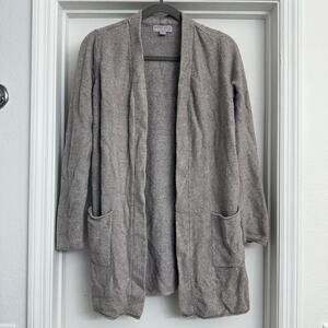 Barefoot Dreams Cozy Chic Lite Knit Cardigan Bisque Tan Loungewear Comfort Sz S